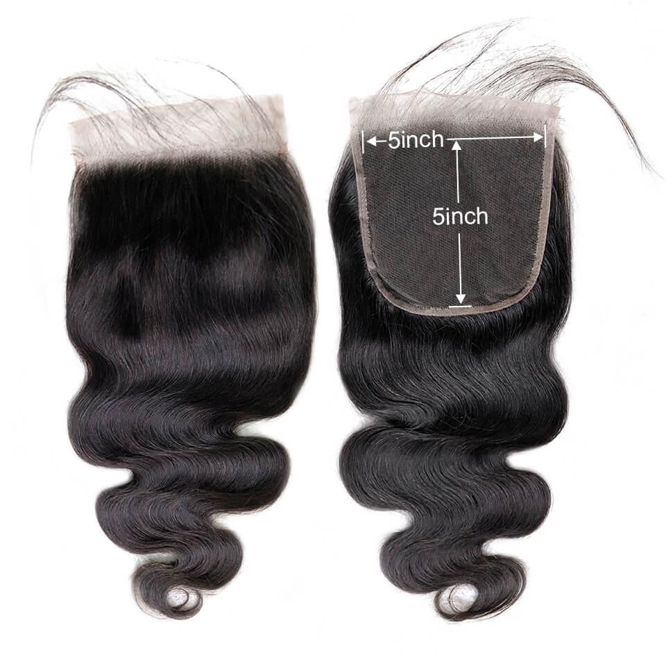 Virgin BodyWave 5x5 HD Closure