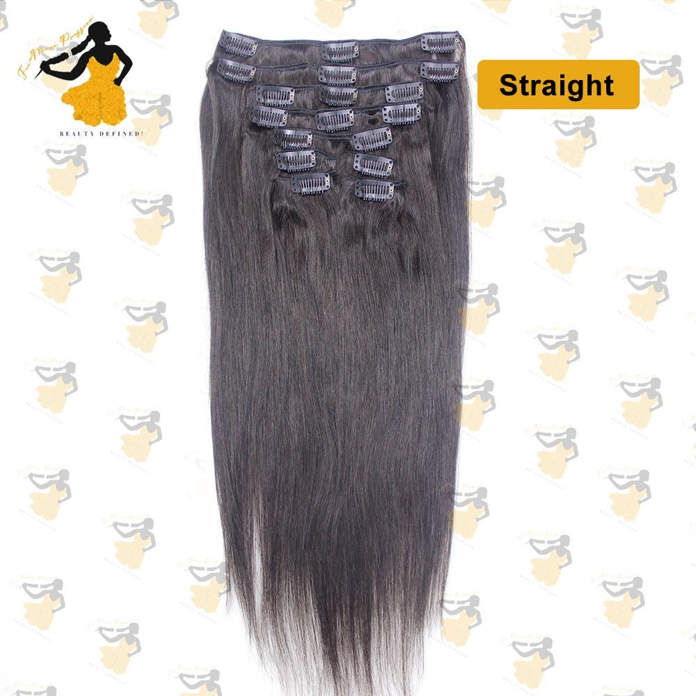 Natural Hair Clip-In's Extensions