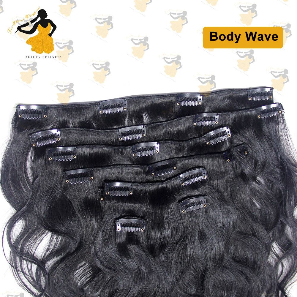 Natural Hair Clip-In's Extensions