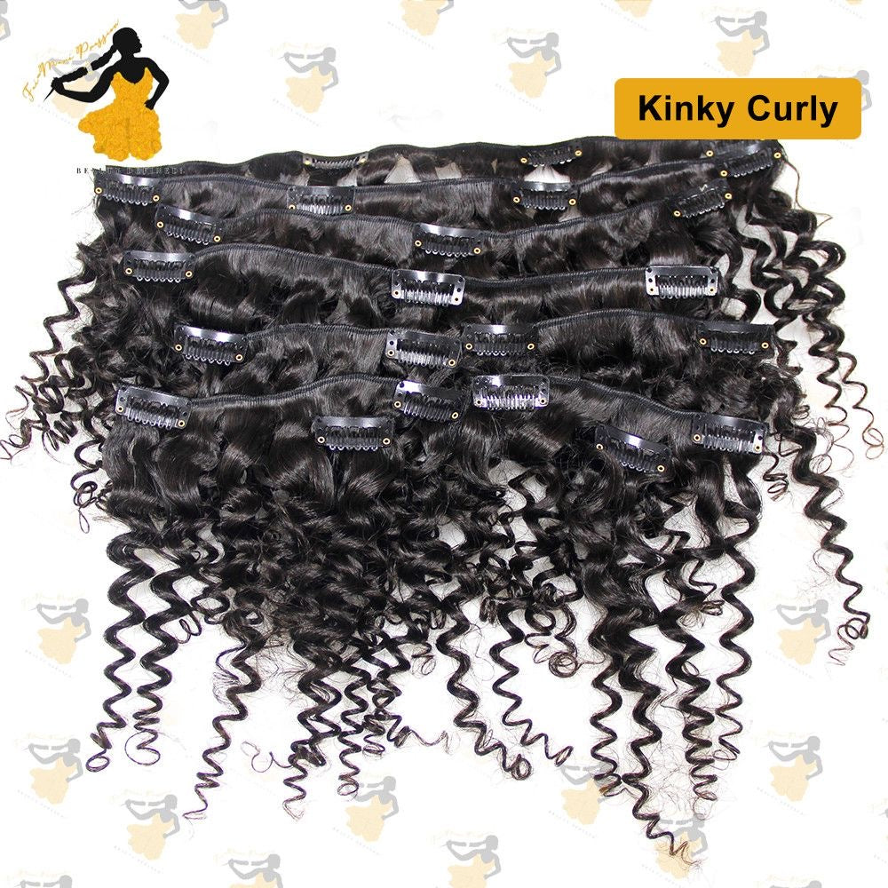 Natural Hair Clip-In's Extensions