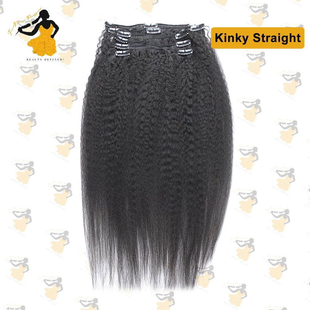 Natural Hair Clip-In's Extensions