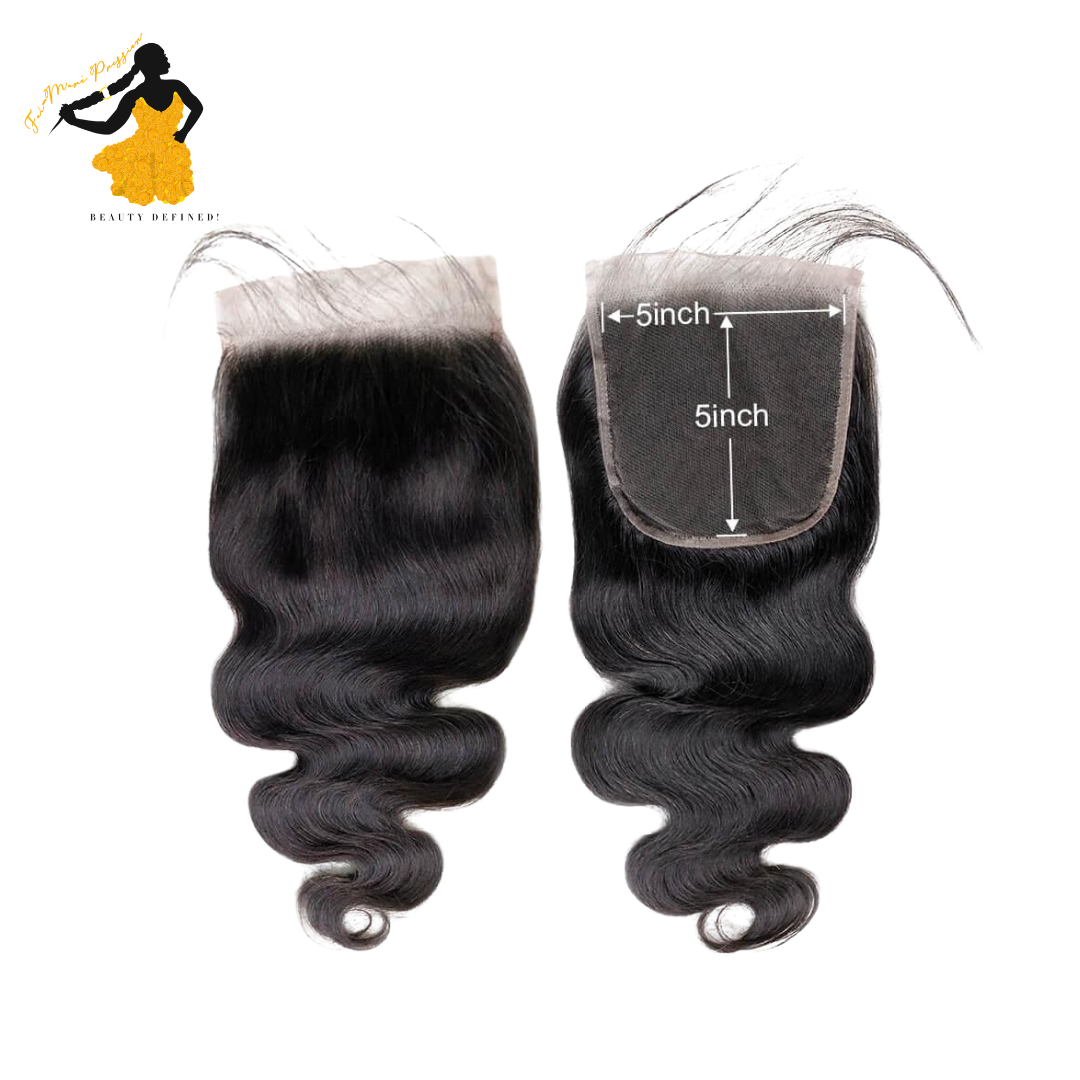 Virgin BodyWave 5x5 HD Closure